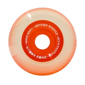 Spitfire Sapphire Sci-Fi 90D Orange Cruiser Wheels 58mm