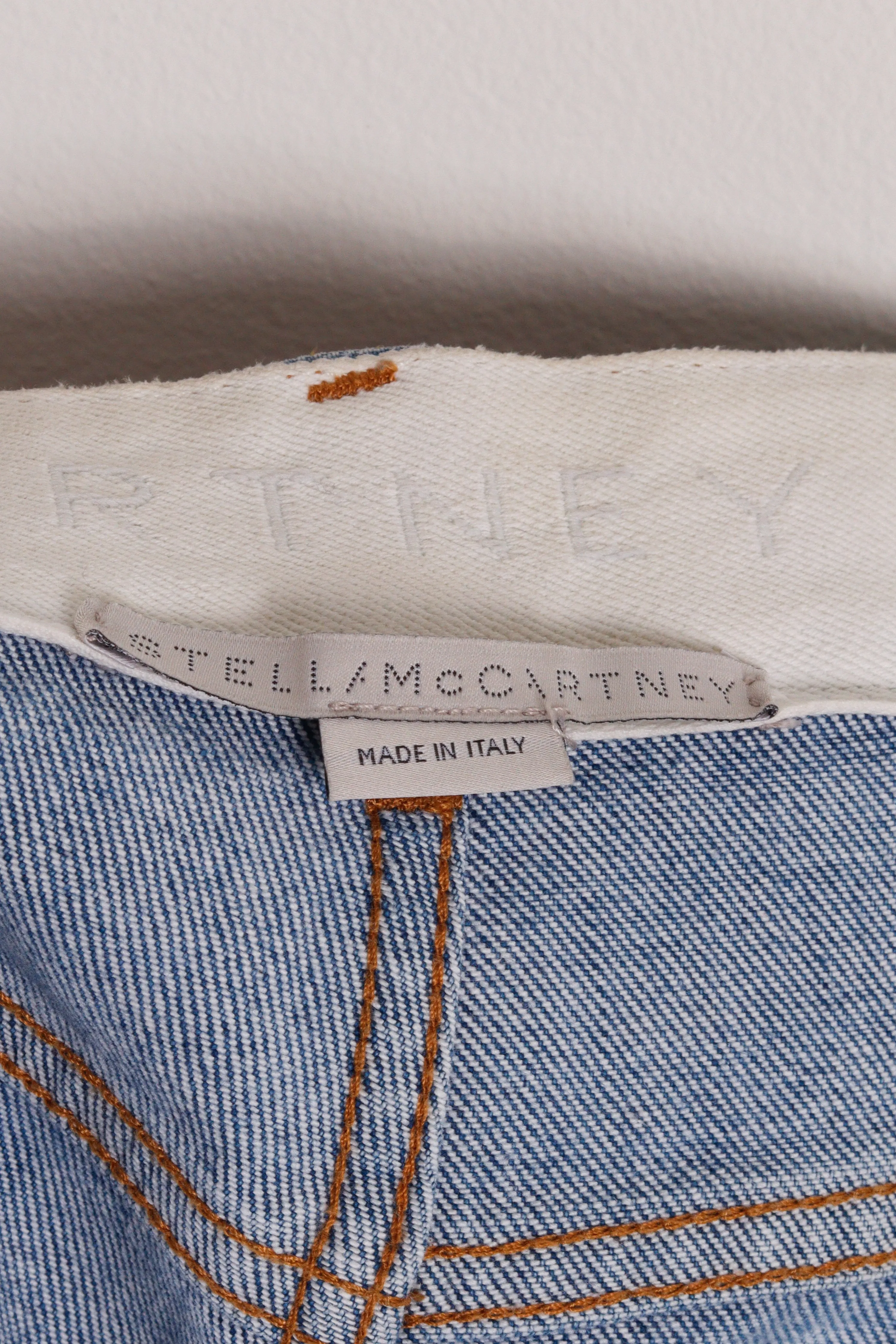 Stella McCartney SS21 'Dip Dyed Cropped' Jeans (2021)