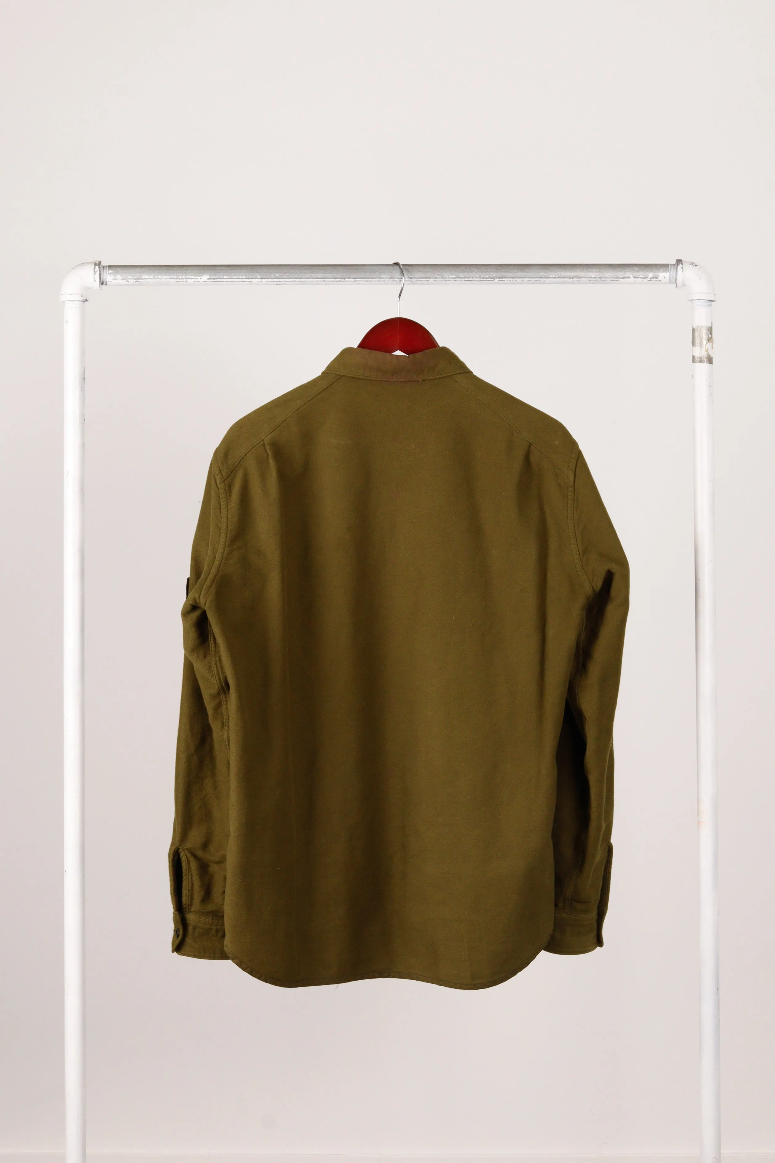 Stone Island FW15 'Moleskin Field' Shirt Green (2015)