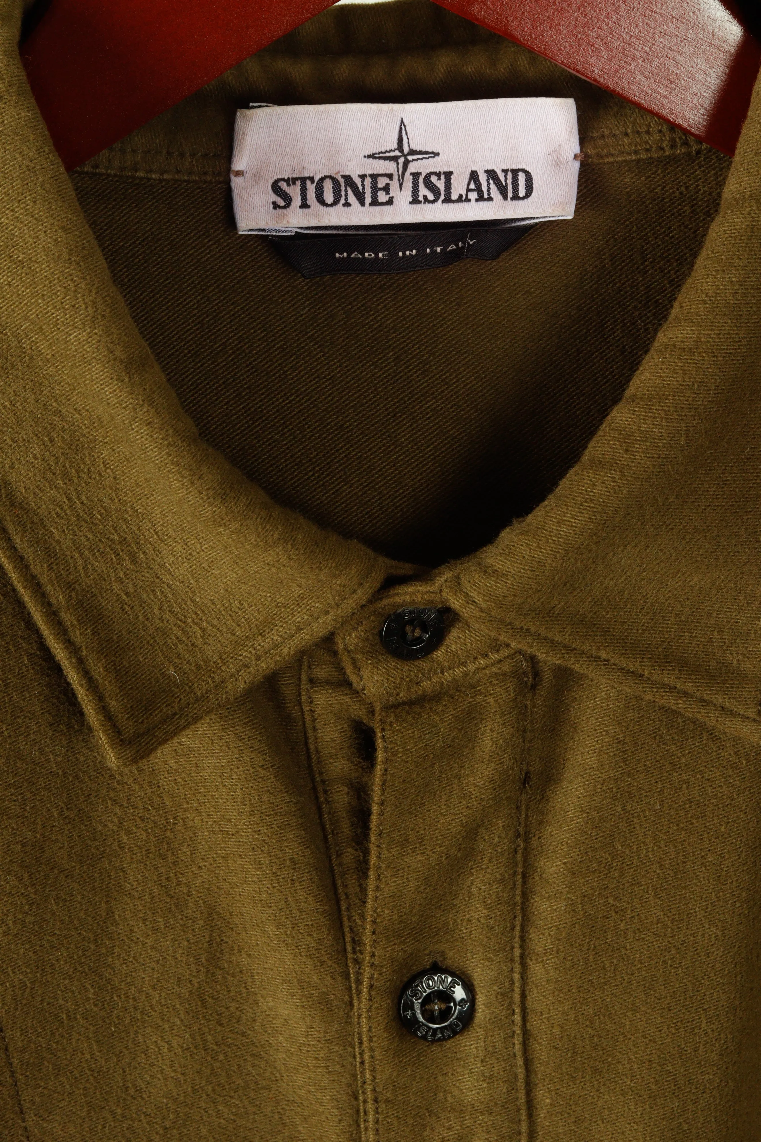Stone Island FW15 'Moleskin Field' Shirt Green (2015)
