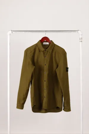 Stone Island FW15 'Moleskin Field' Shirt Green (2015)