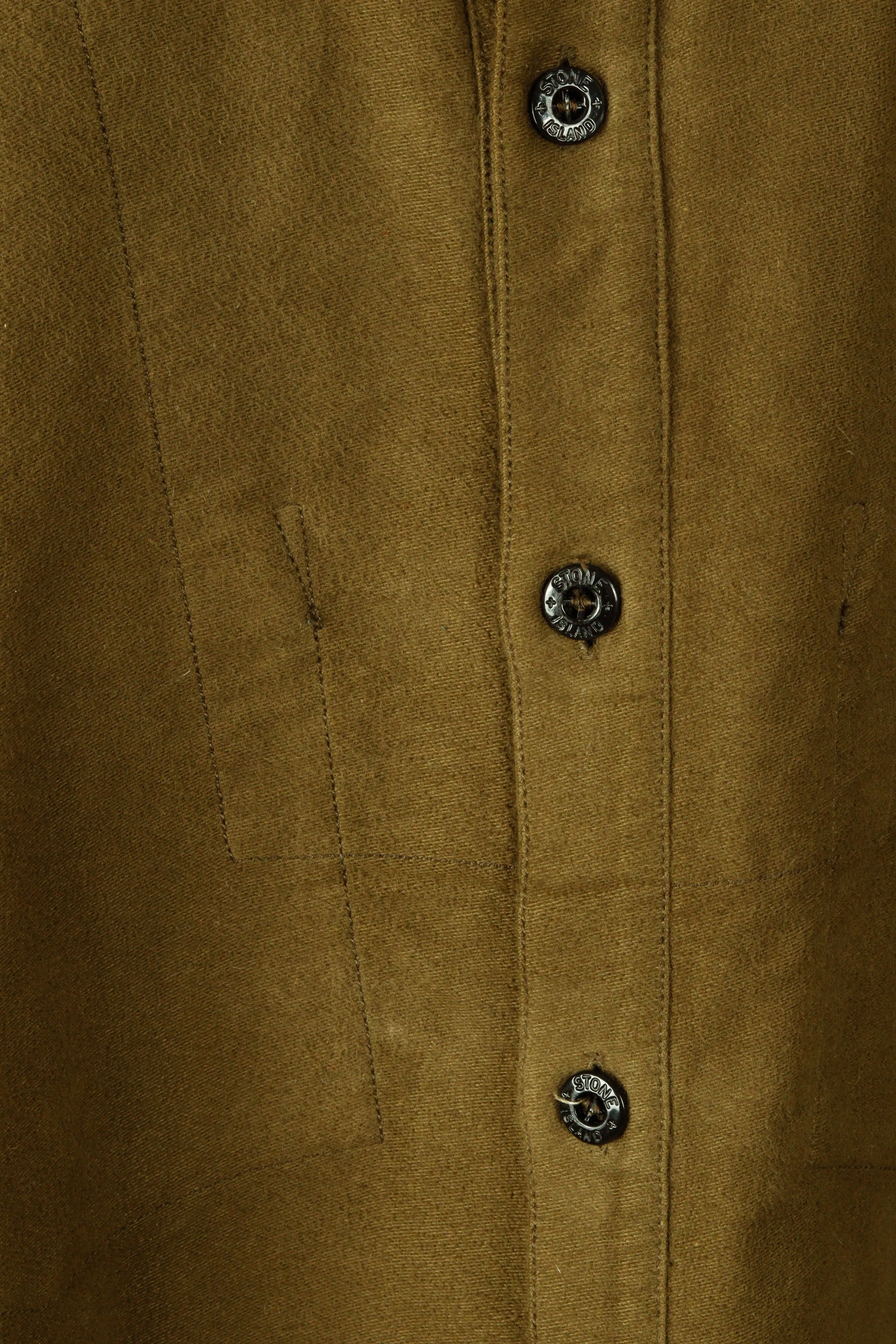 Stone Island FW15 'Moleskin Field' Shirt Green (2015)