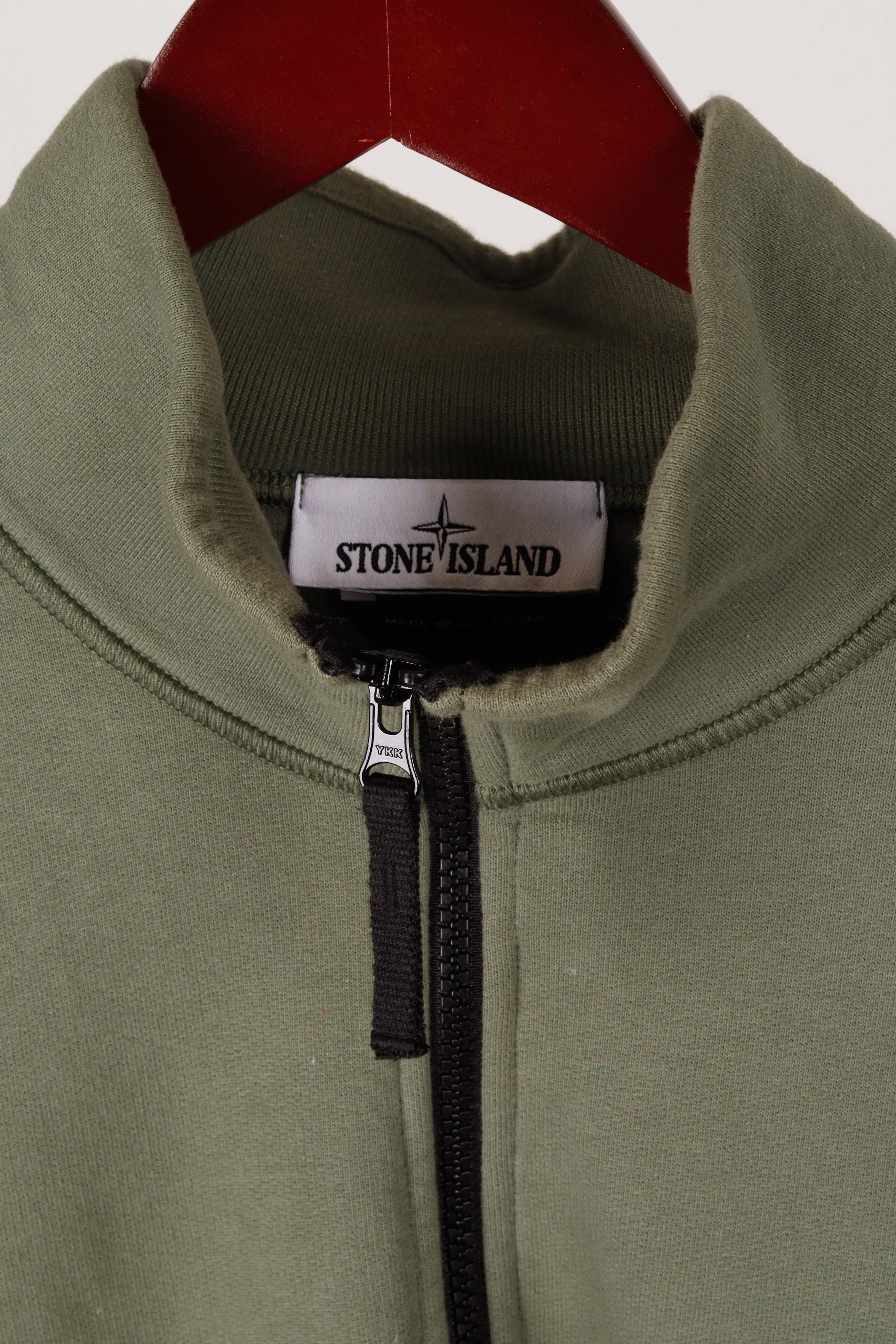 Stone Island FW21 '1/4 Zip Pullover' Crewneck Olive (2021)