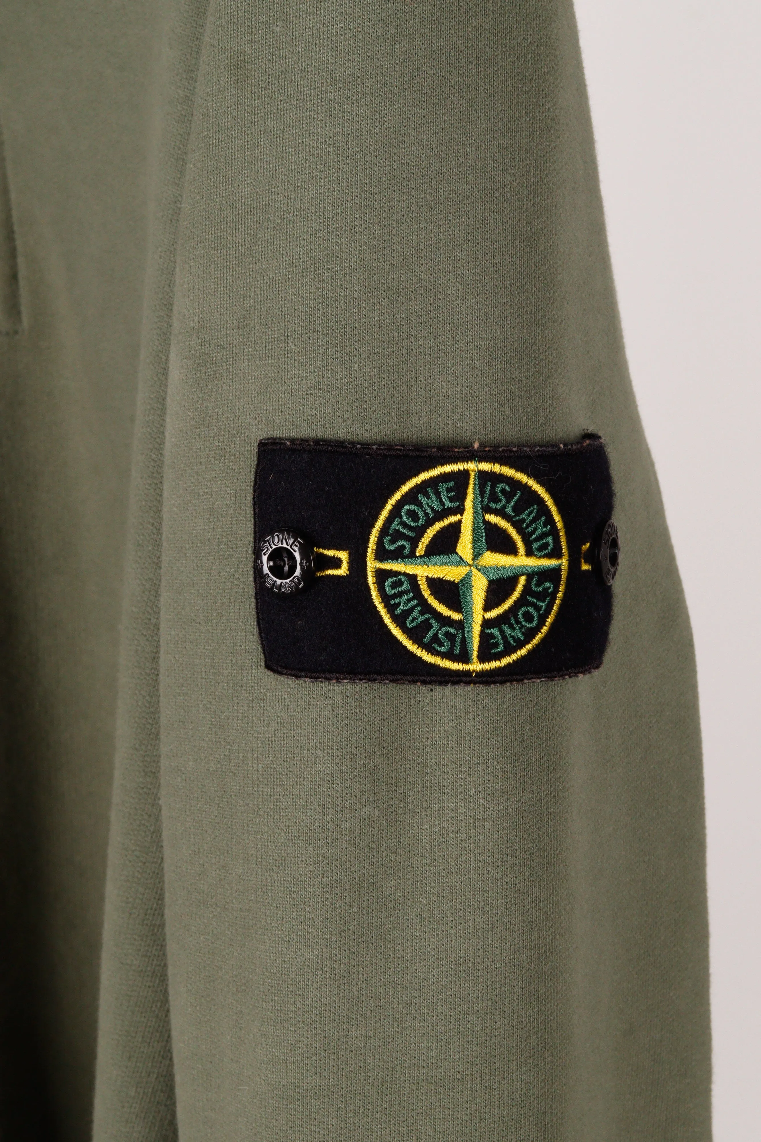 Stone Island FW21 '1/4 Zip Pullover' Crewneck Olive (2021)