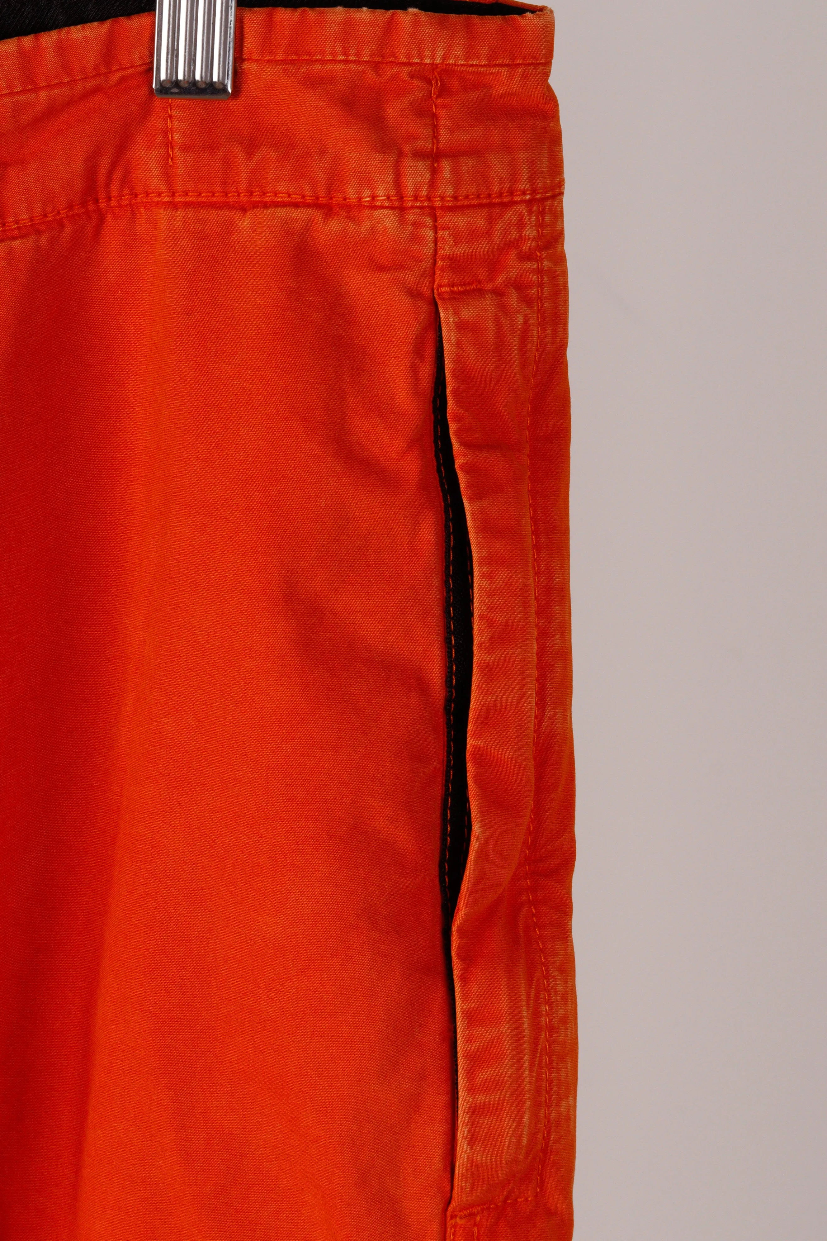 Stone Island SS24 'Garment Dyed Old Treatment' Cargo Pants Orange (2024)
