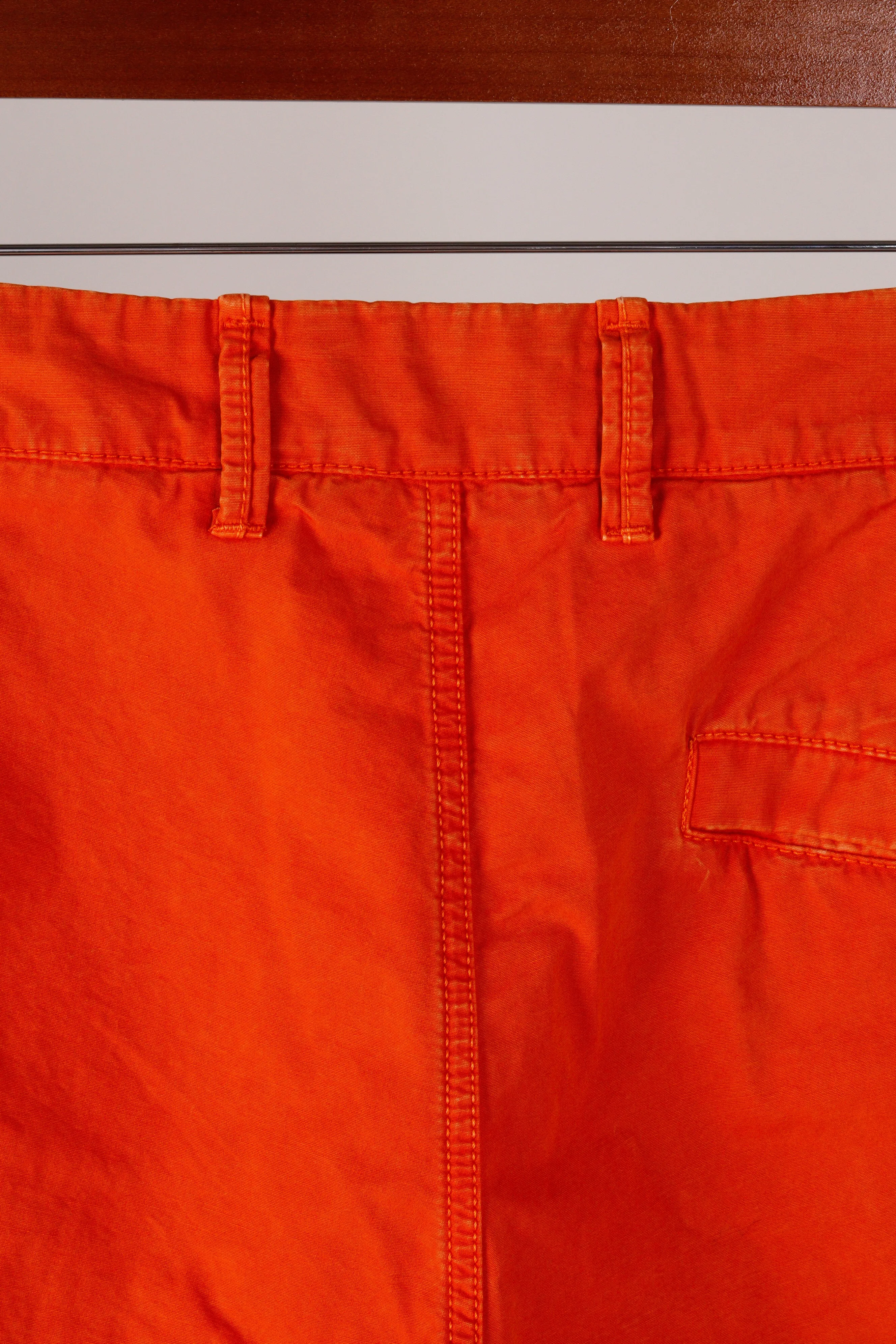 Stone Island SS24 'Garment Dyed Old Treatment' Cargo Pants Orange (2024)