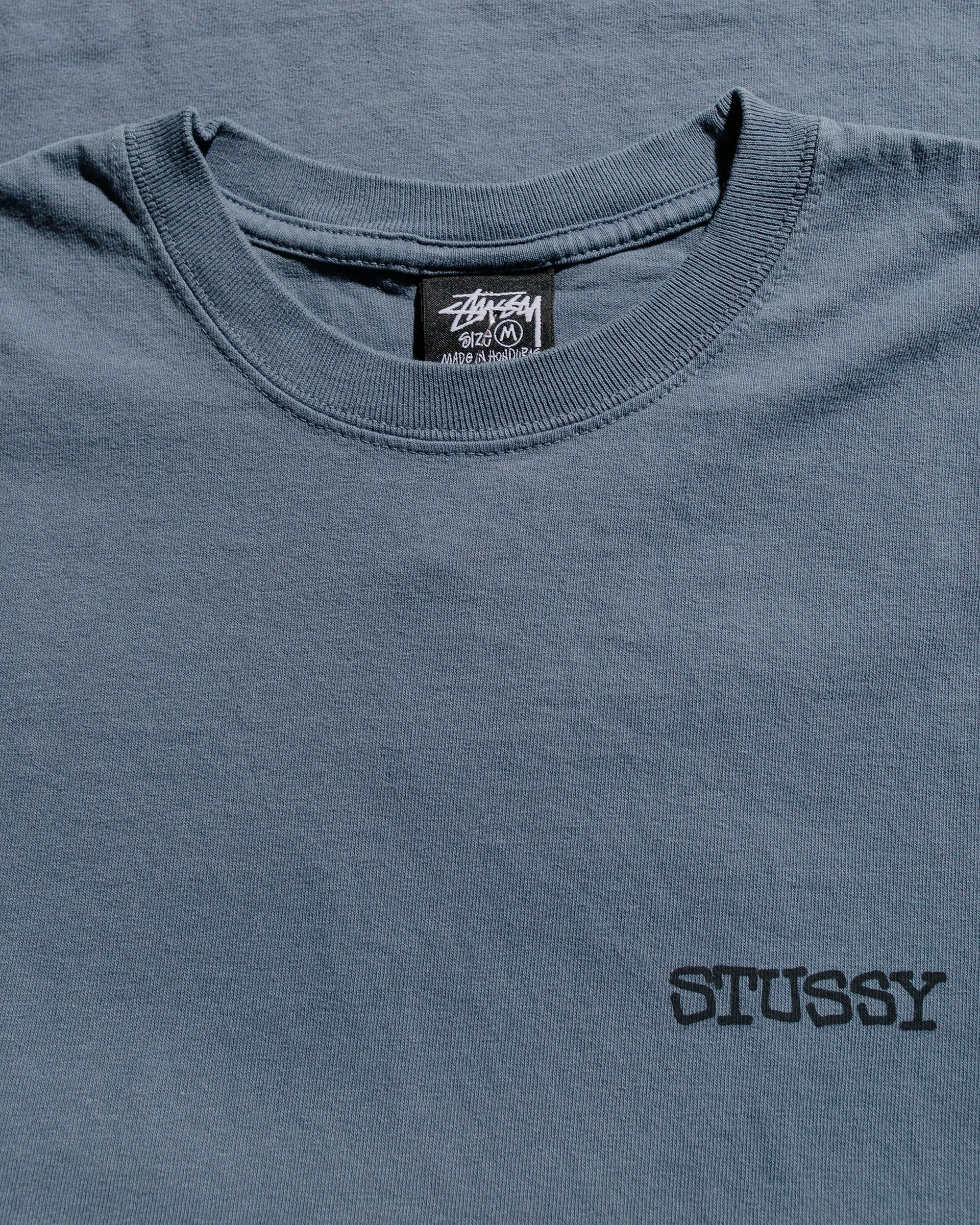 Stssy Jumbo Pigment Dyed Tee Navy