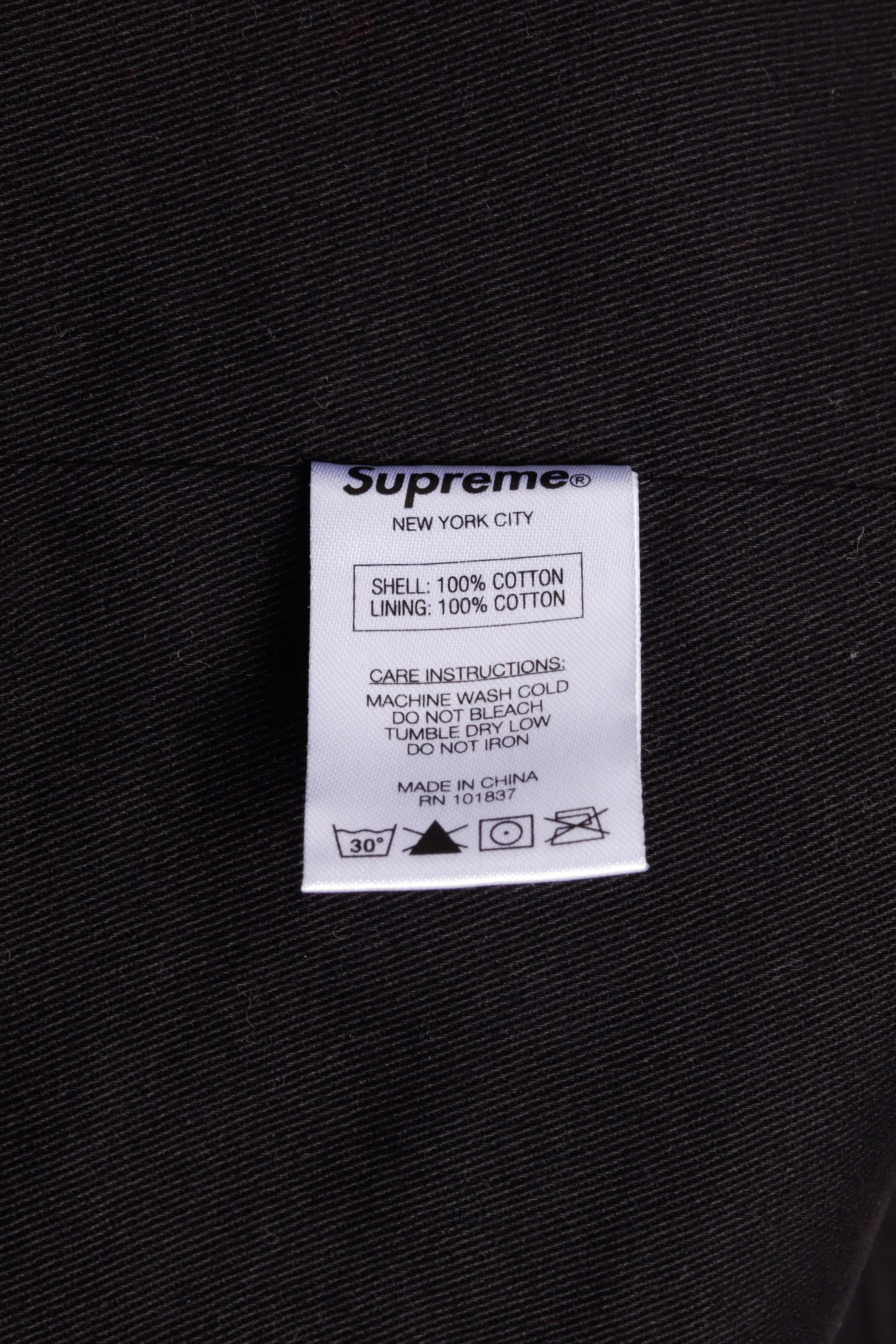 Supreme FW13 'Pacific Camo' Pullover Jacket Black (2013)