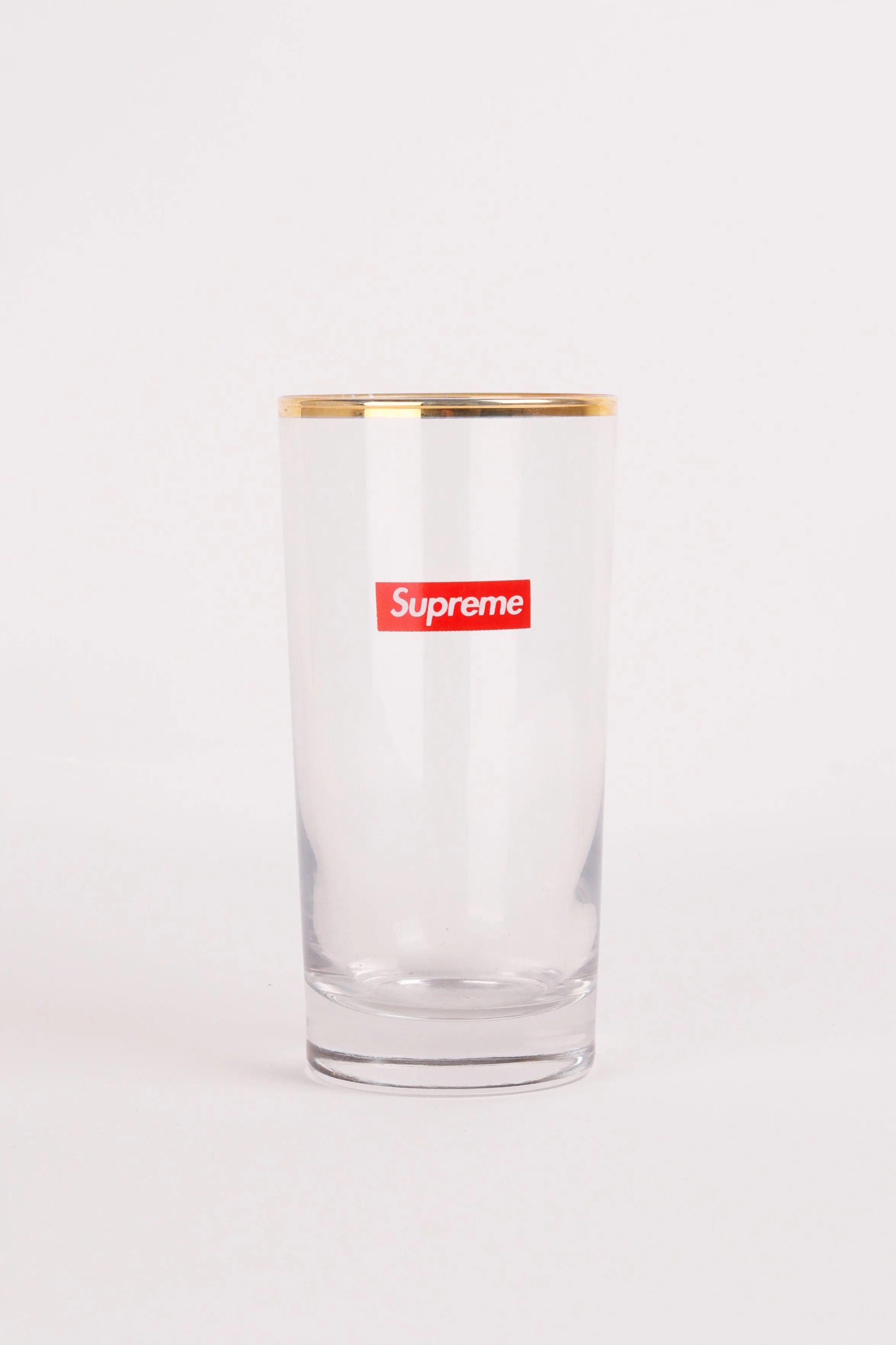 Supreme FW15 'Gold Rim' Bar Glass (2015)