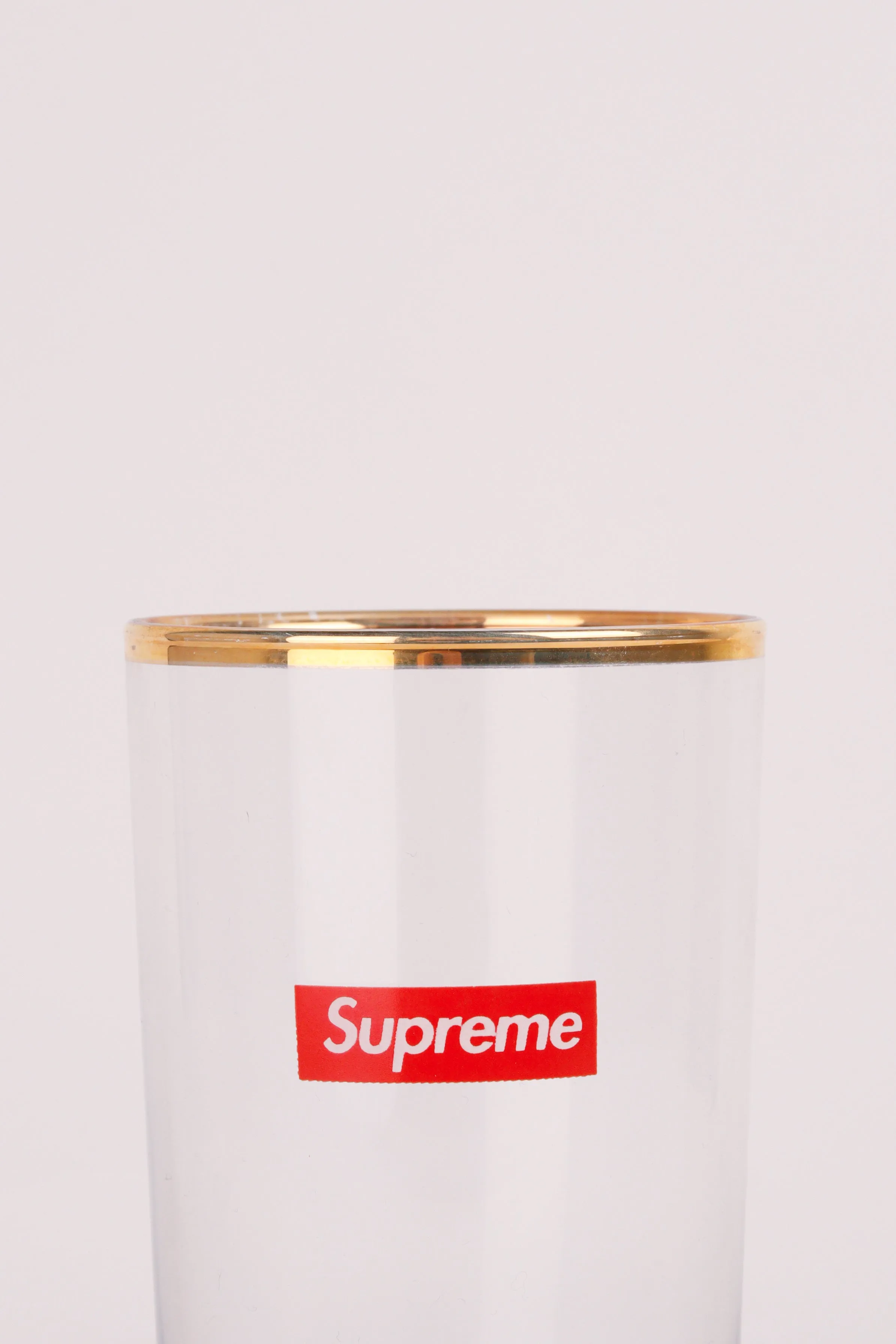 Supreme FW15 'Gold Rim' Bar Glass (2015)