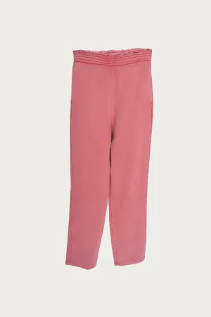 Sweat Pants - Coral Old Dye