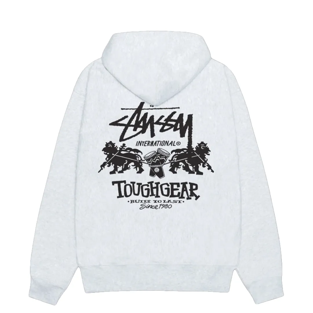 TOUGH GEAR INTERNATIONAL HOODIE ASH HEATHER