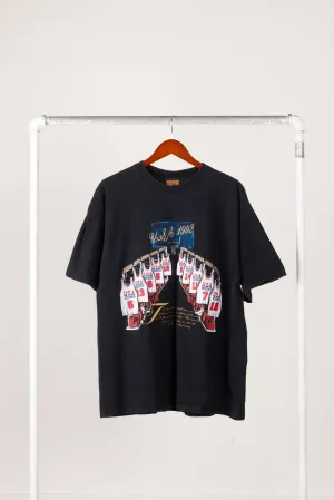 Vintage 1992 Olympic Team USA 'Dream Team Locker Room' T-Shirt Black
