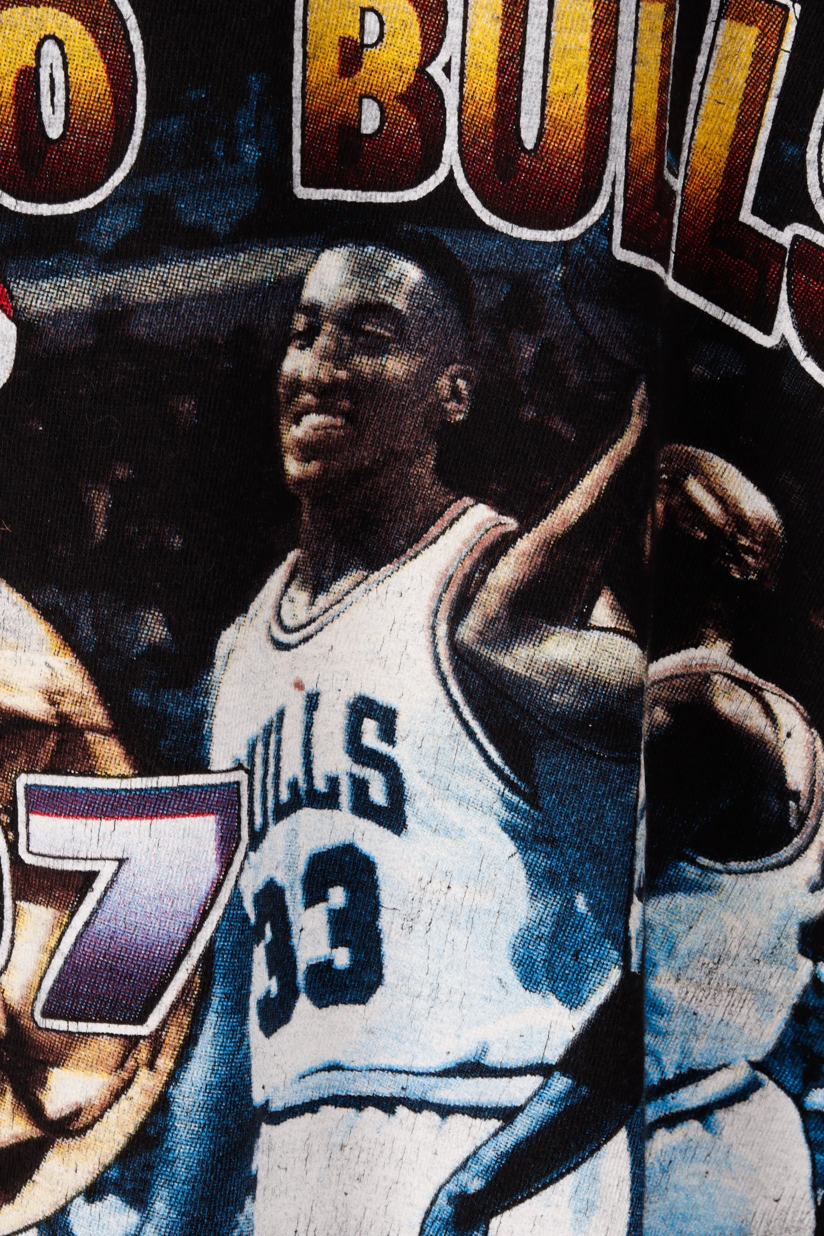 Vintage 1997 Chicago Bulls '97 NBA Champions Jordan Rodman Pippen' Tee
