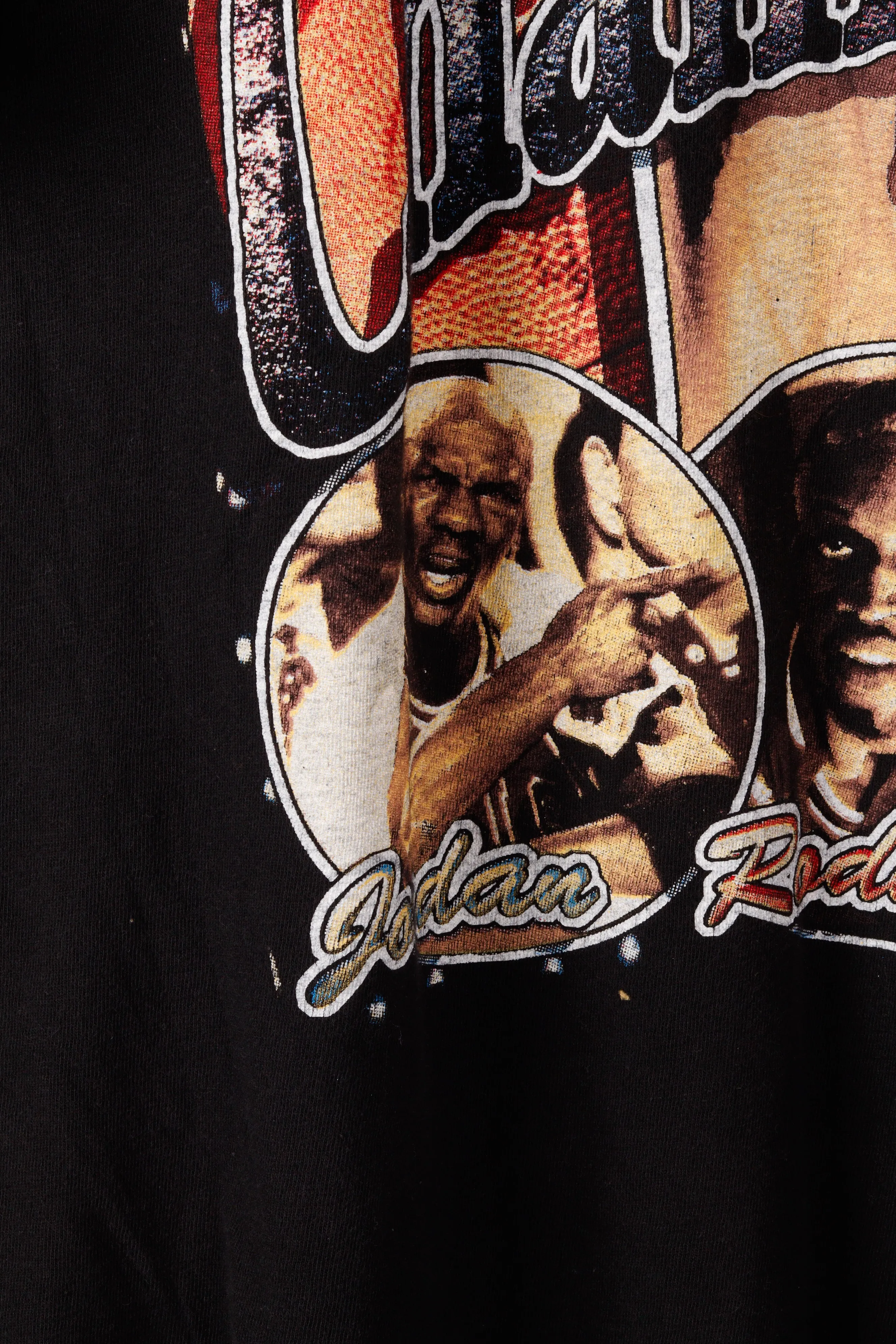 Vintage 1997 Chicago Bulls '97 NBA Champions Jordan Rodman Pippen' Tee