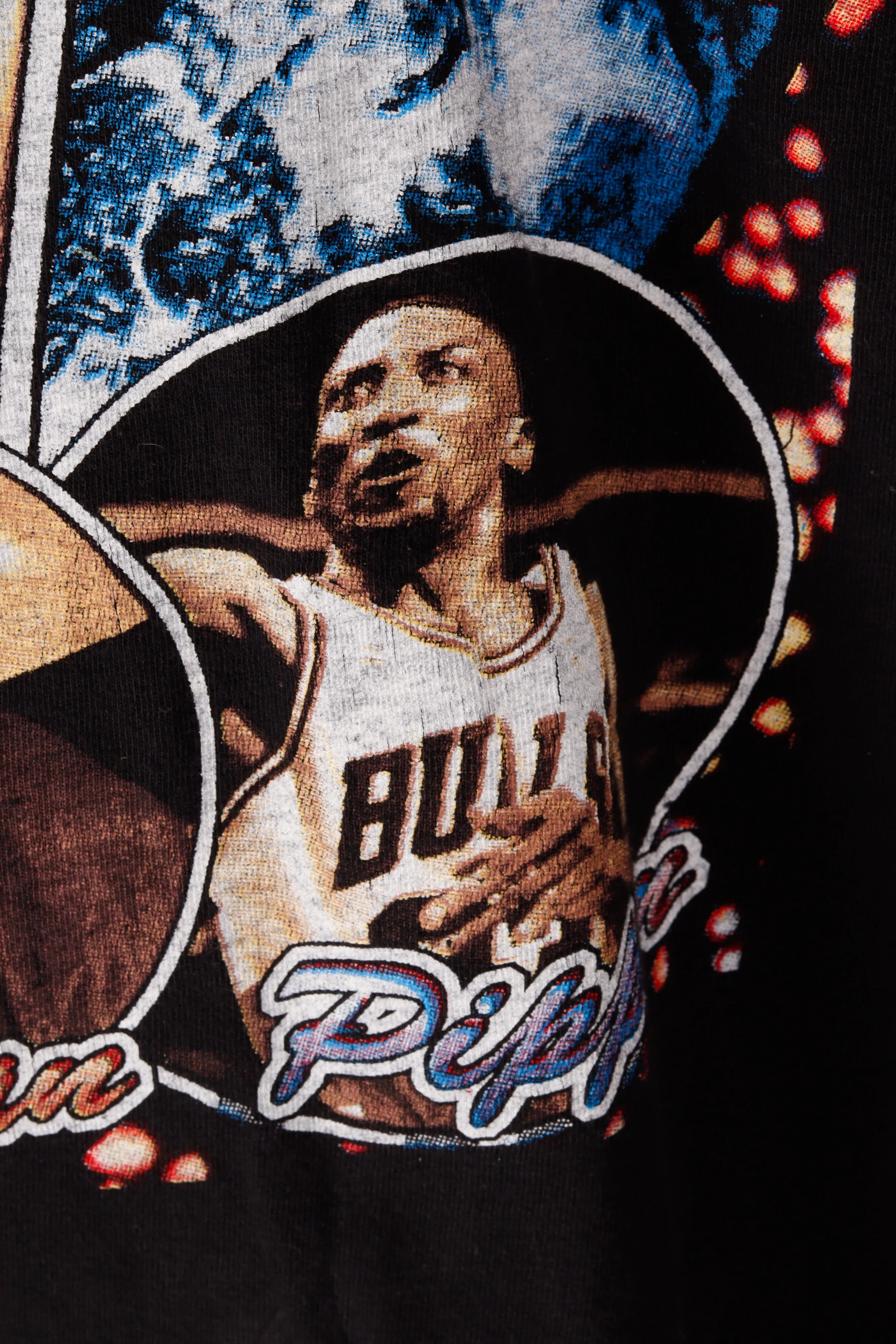 Vintage 1997 Chicago Bulls '97 NBA Champions Jordan Rodman Pippen' Tee