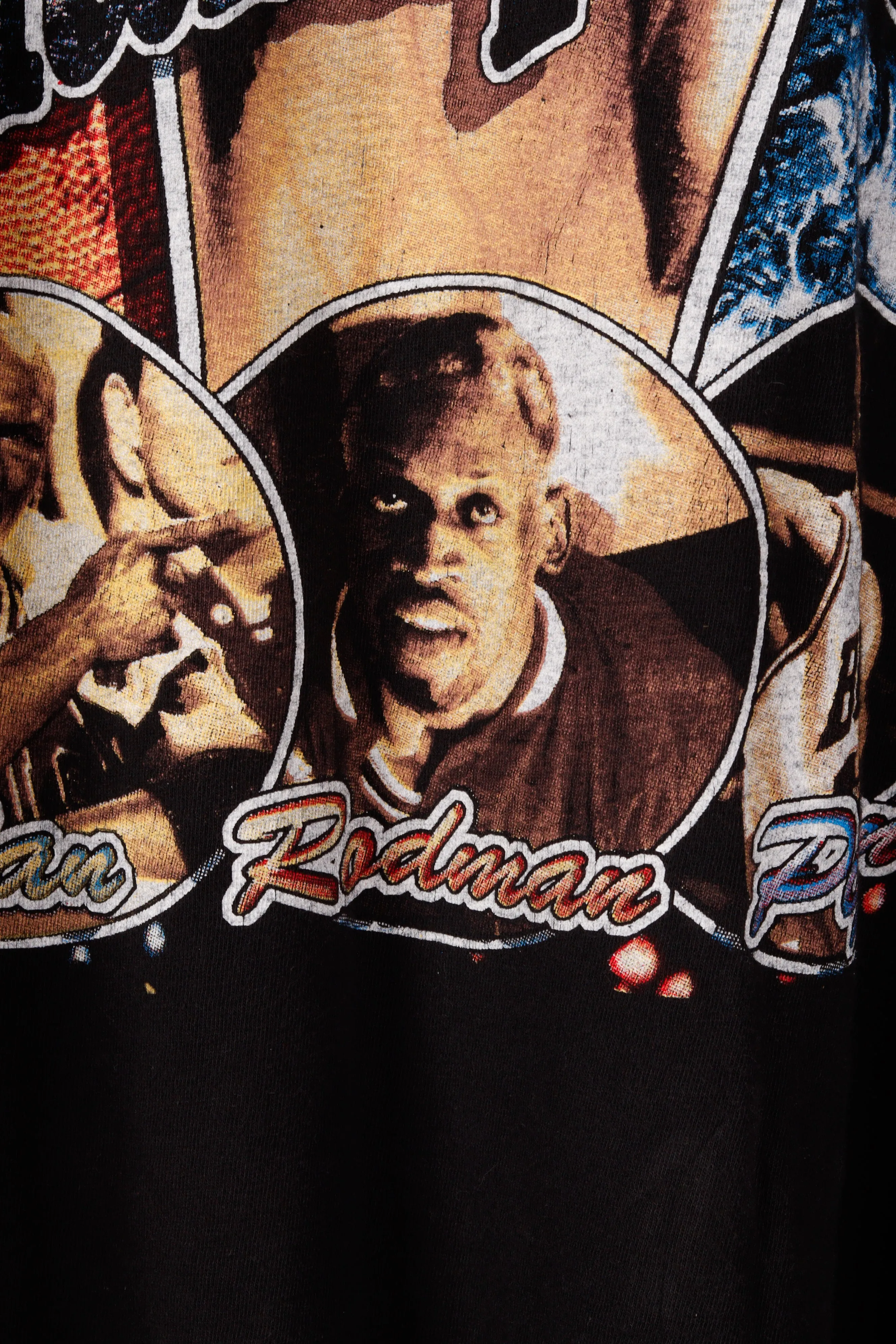 Vintage 1997 Chicago Bulls '97 NBA Champions Jordan Rodman Pippen' Tee