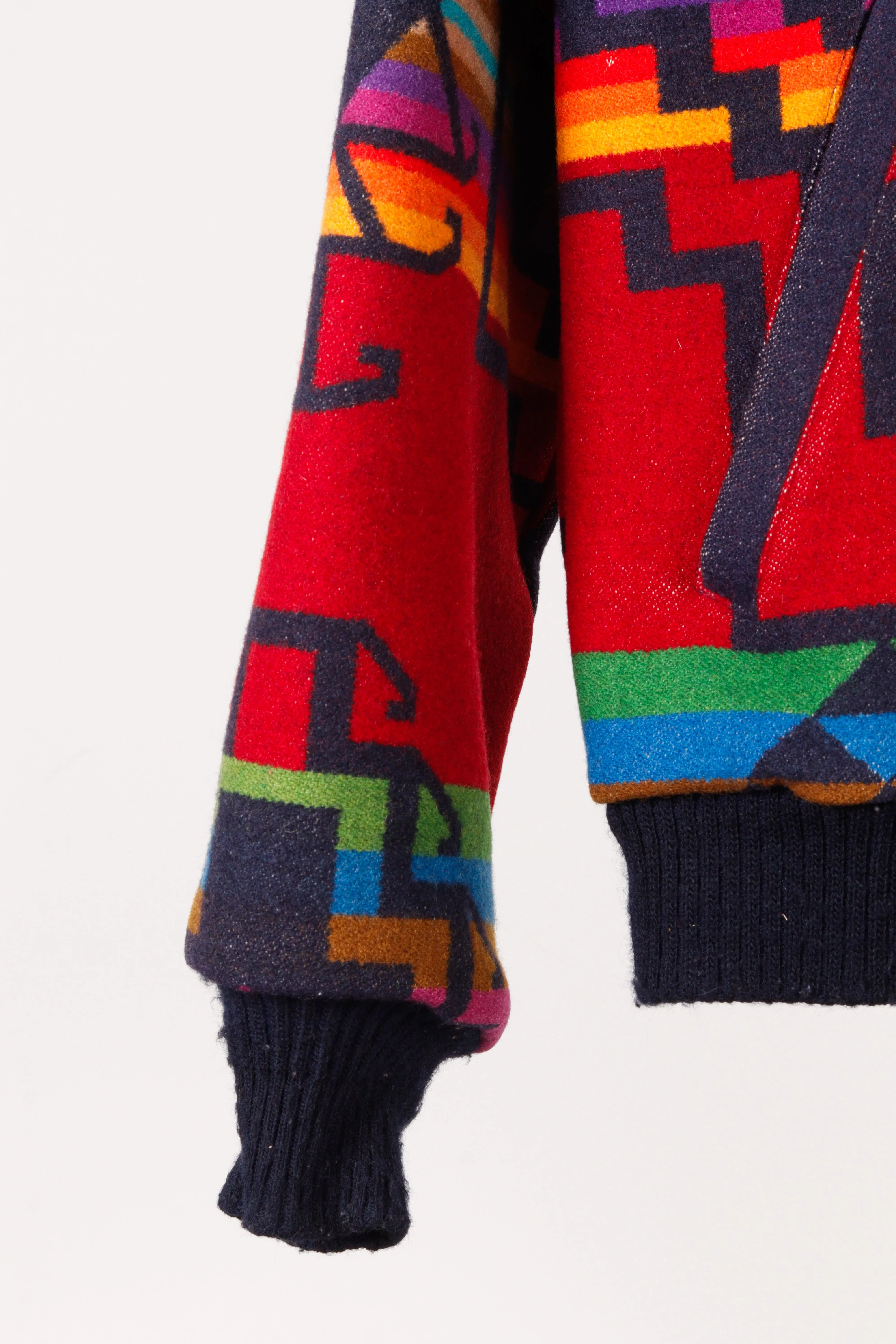 Vintage 70's Pendleton 'Aztec Pattern' Wool Jacket