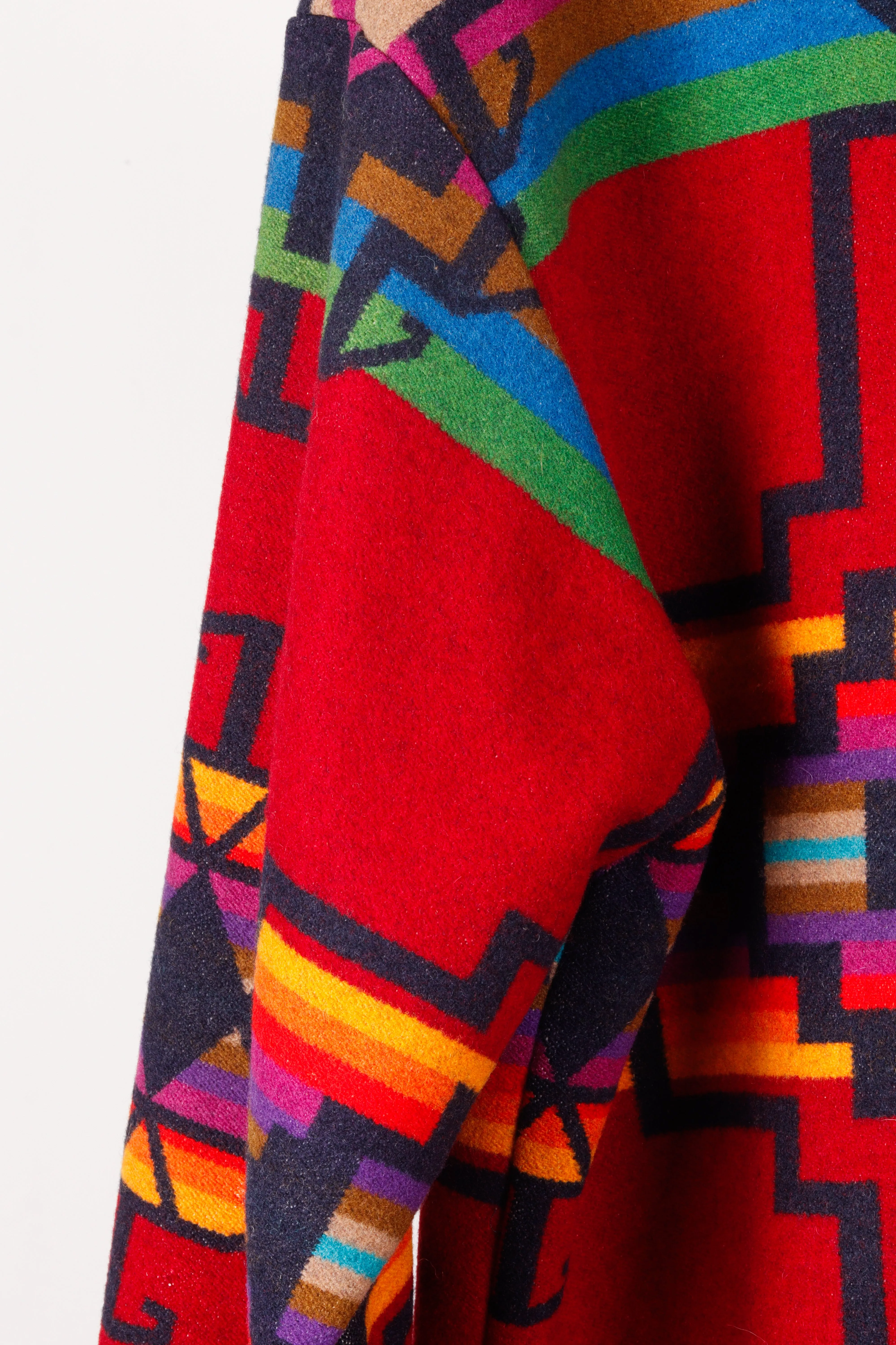Vintage 70's Pendleton 'Aztec Pattern' Wool Jacket