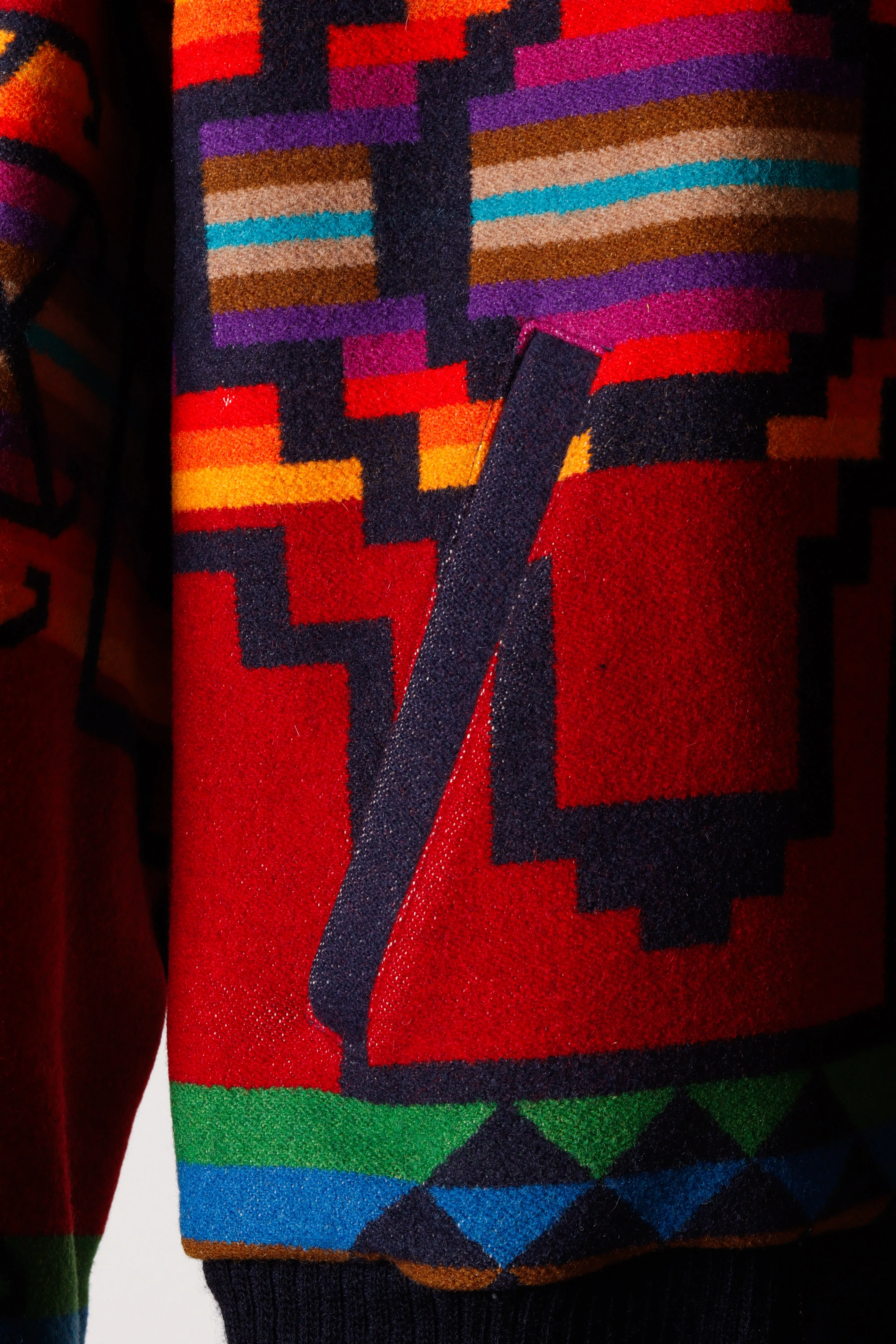 Vintage 70's Pendleton 'Aztec Pattern' Wool Jacket
