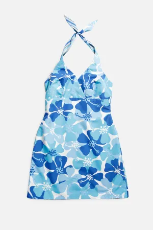 Vintage Reversible Halter Dress - Women's M