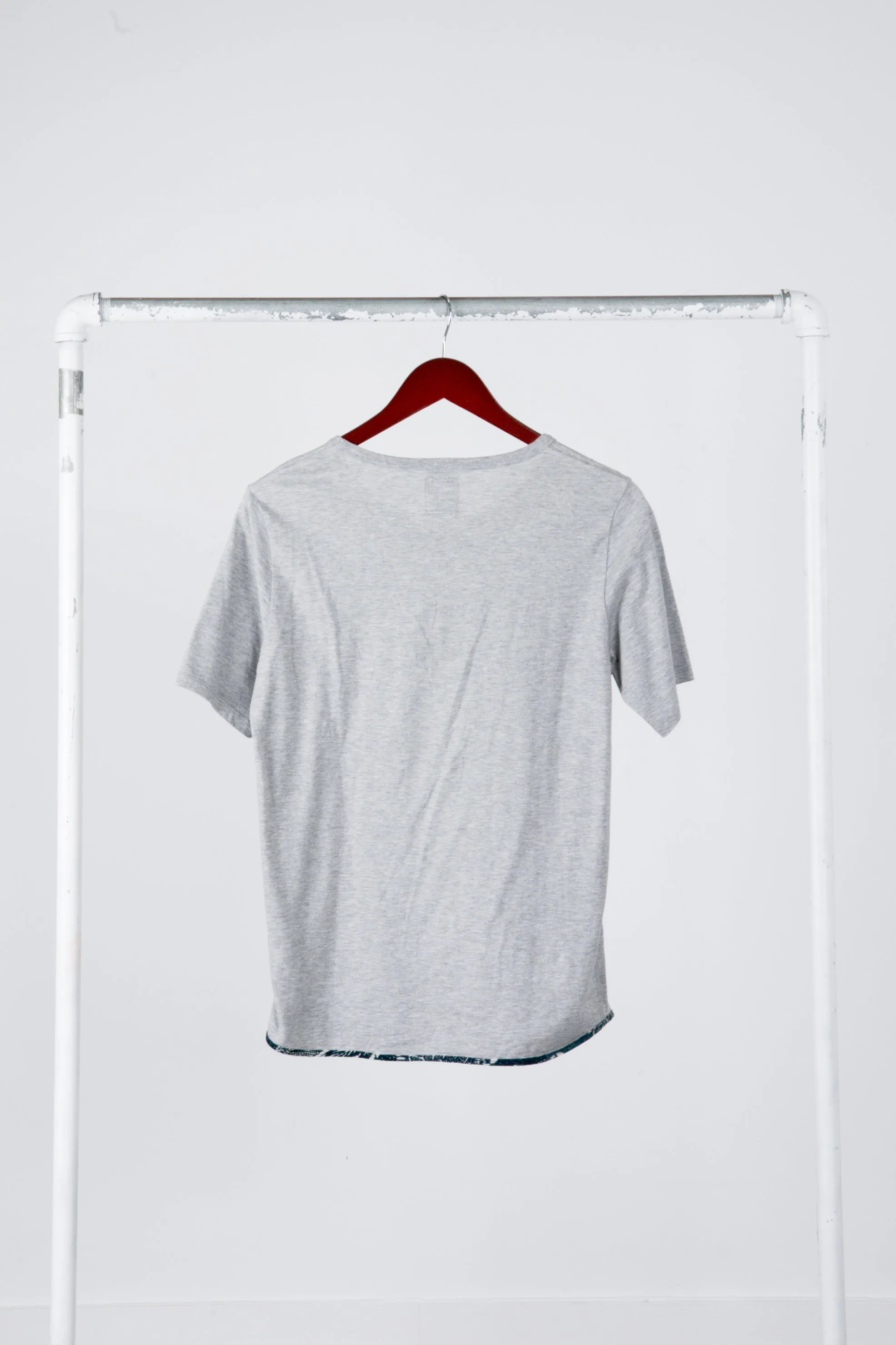 Visvim AW14 'Sublig Hem Trim' T-Shirt Gray (2014)