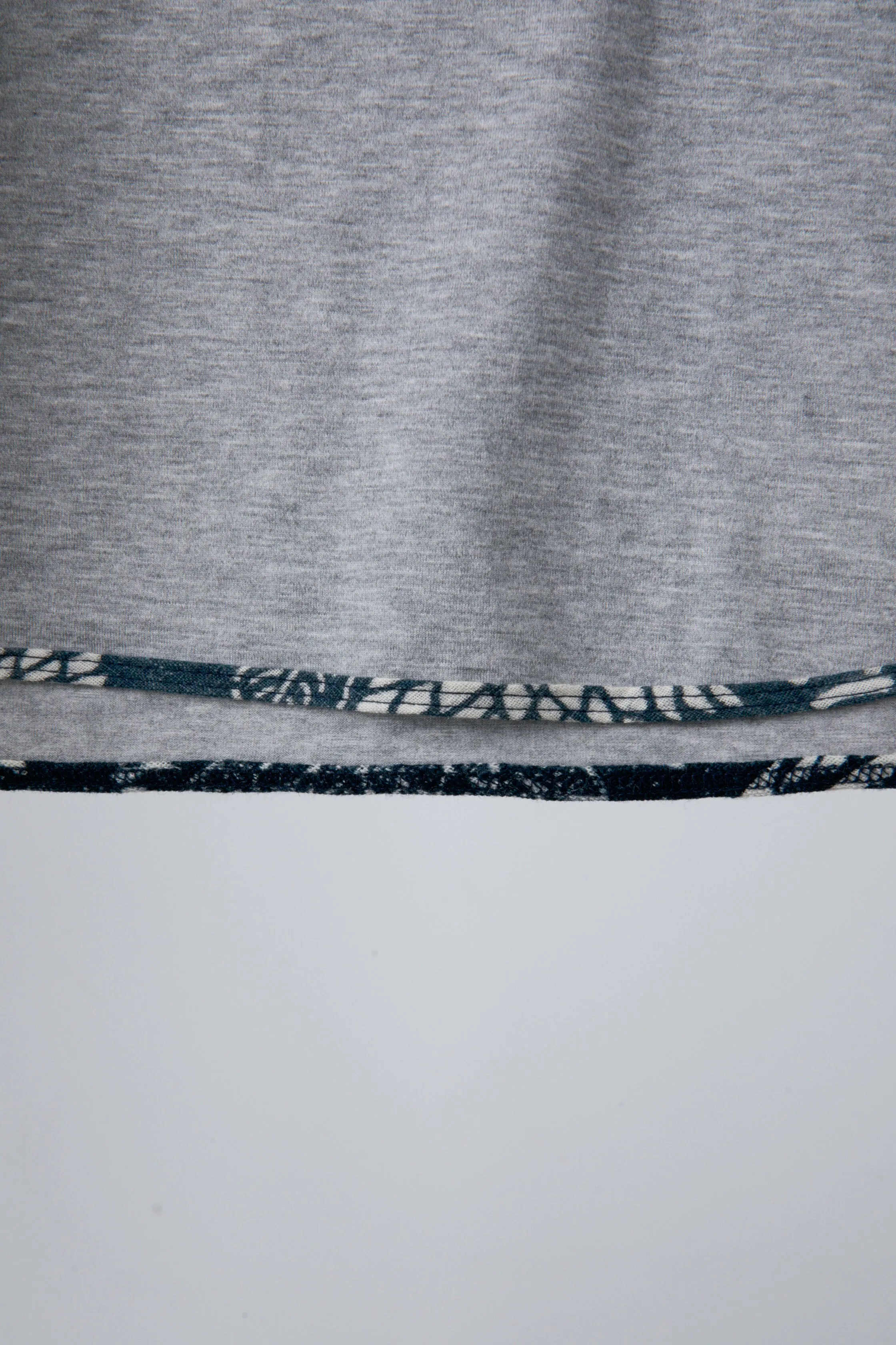 Visvim AW14 'Sublig Hem Trim' T-Shirt Gray (2014)