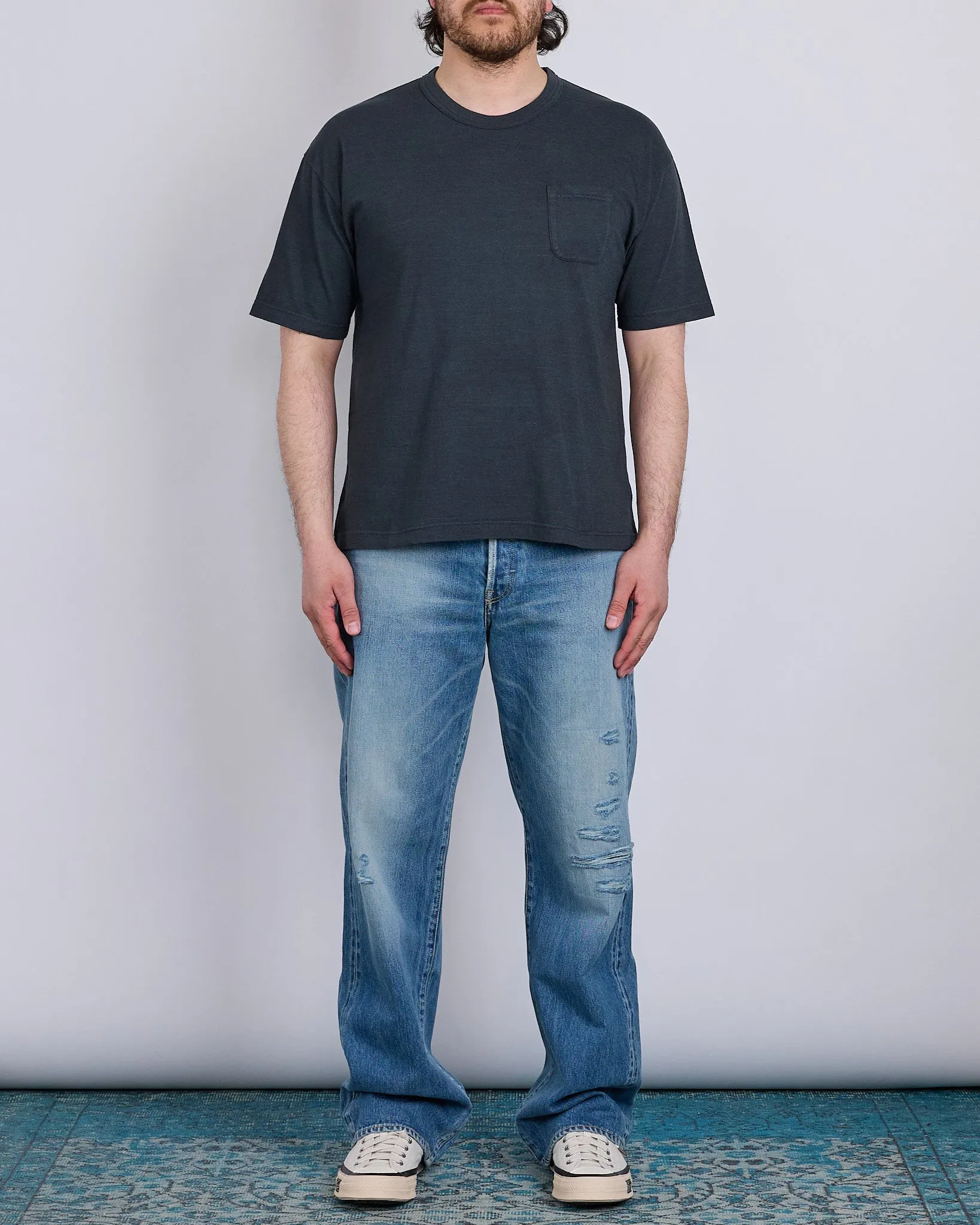 visvim Jumbo Short Sleeve T-Shirt DMGD Black