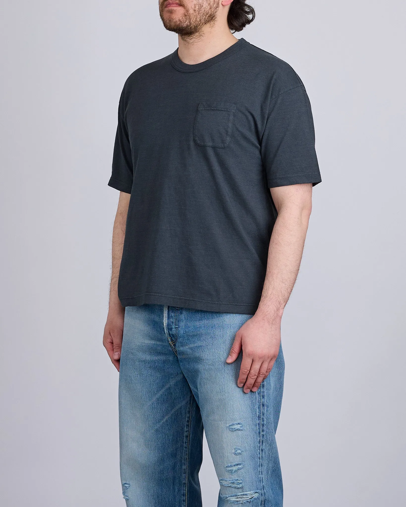 visvim Jumbo Short Sleeve T-Shirt DMGD Black