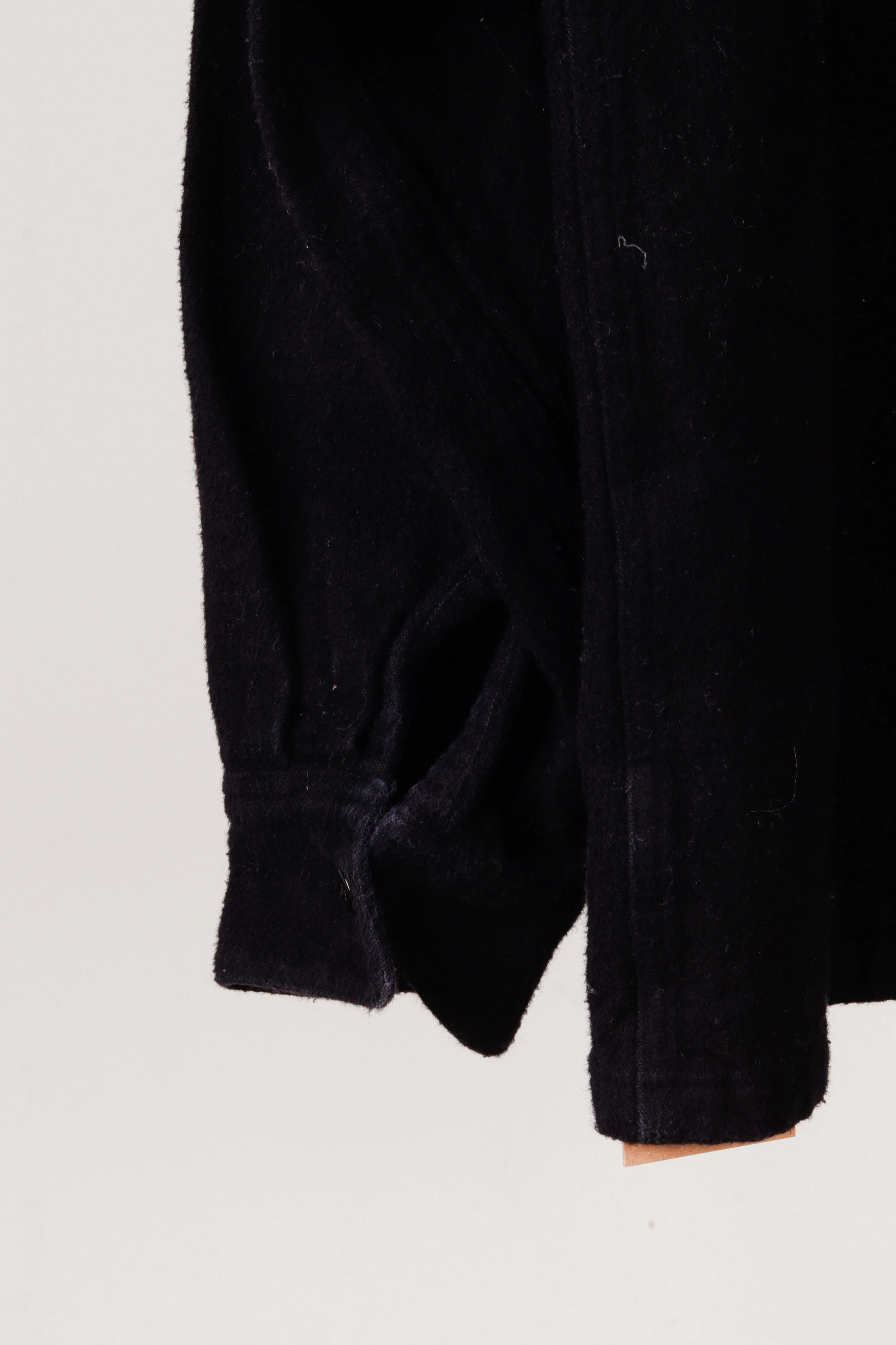 Visvim SS19 'Free Edge Baseball Collar L/S' Shirt Black (2019)