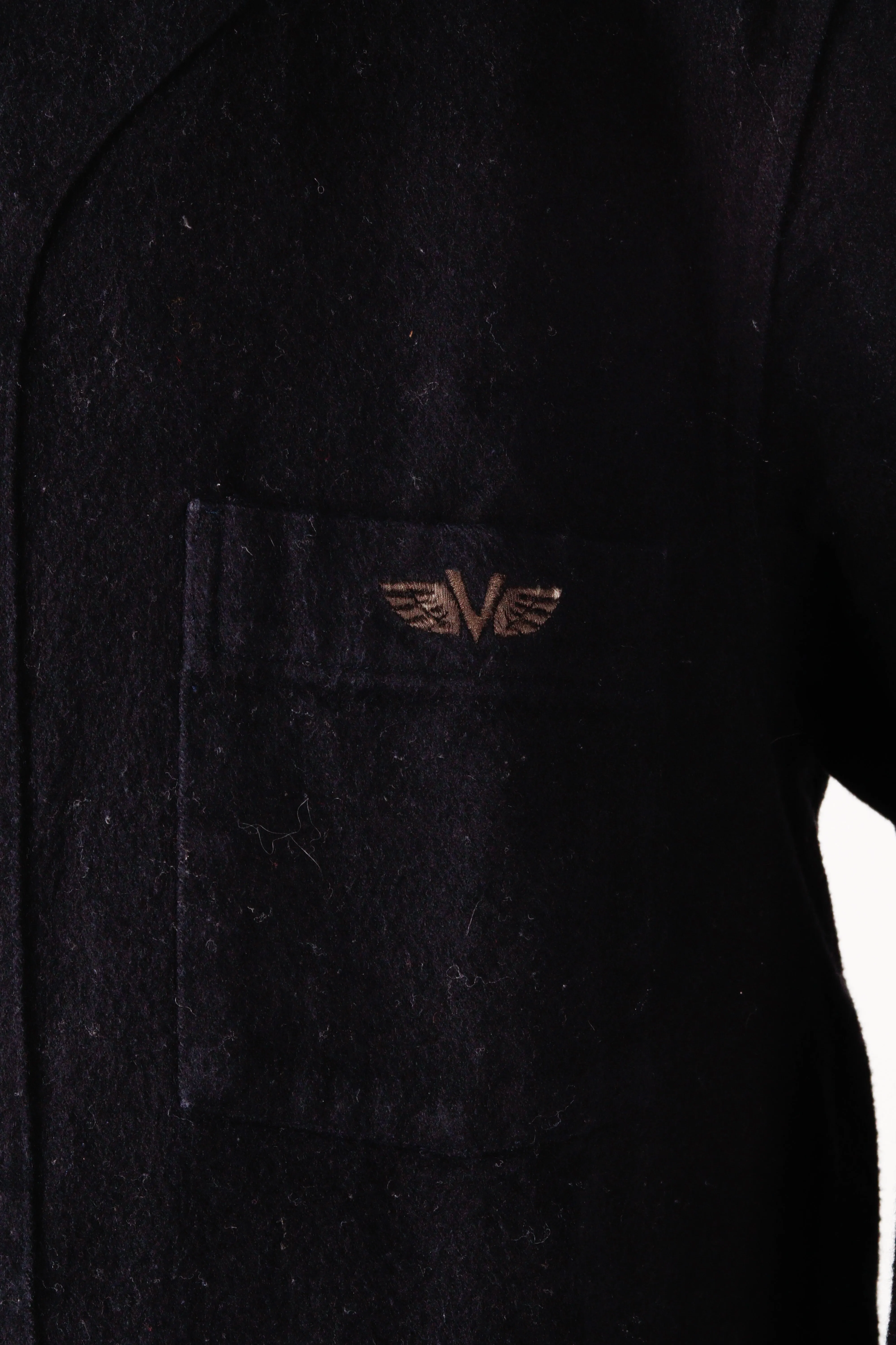 Visvim SS19 'Free Edge Baseball Collar L/S' Shirt Black (2019)