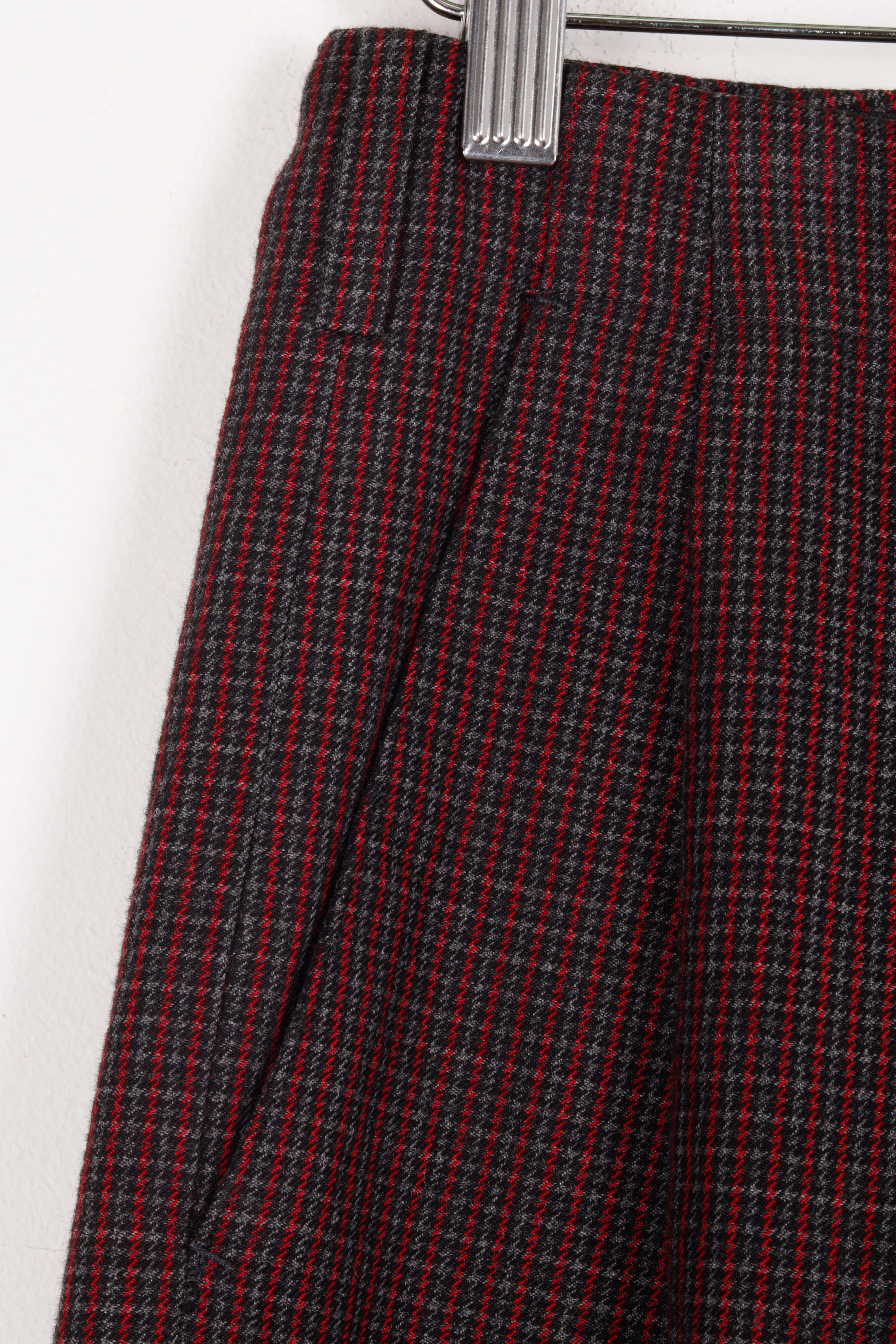 Y's for Men by Yohji Yamamoto FW08 'Pleated Houndstooth' Trousers Red (2008)