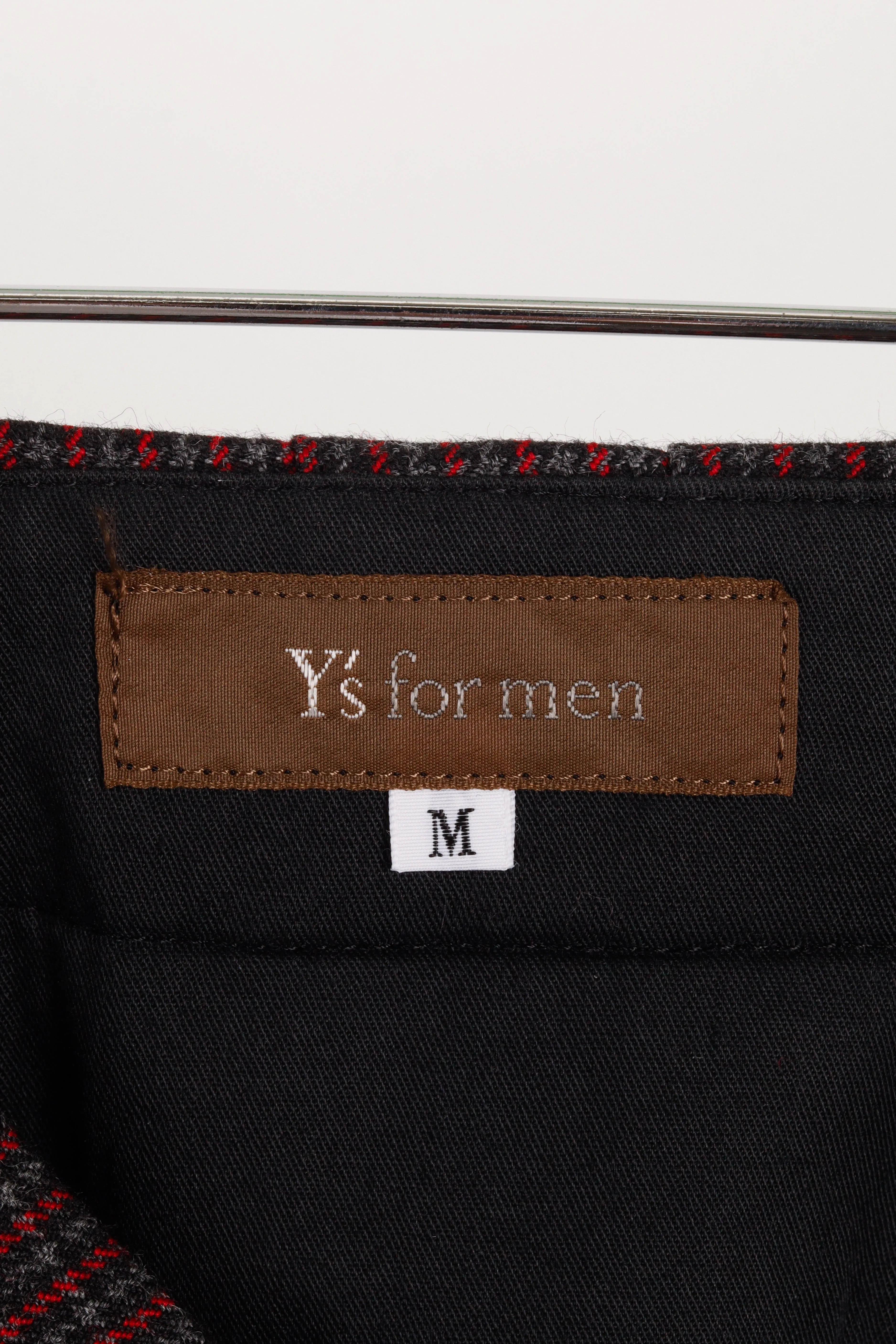 Y's for Men by Yohji Yamamoto FW08 'Pleated Houndstooth' Trousers Red (2008)