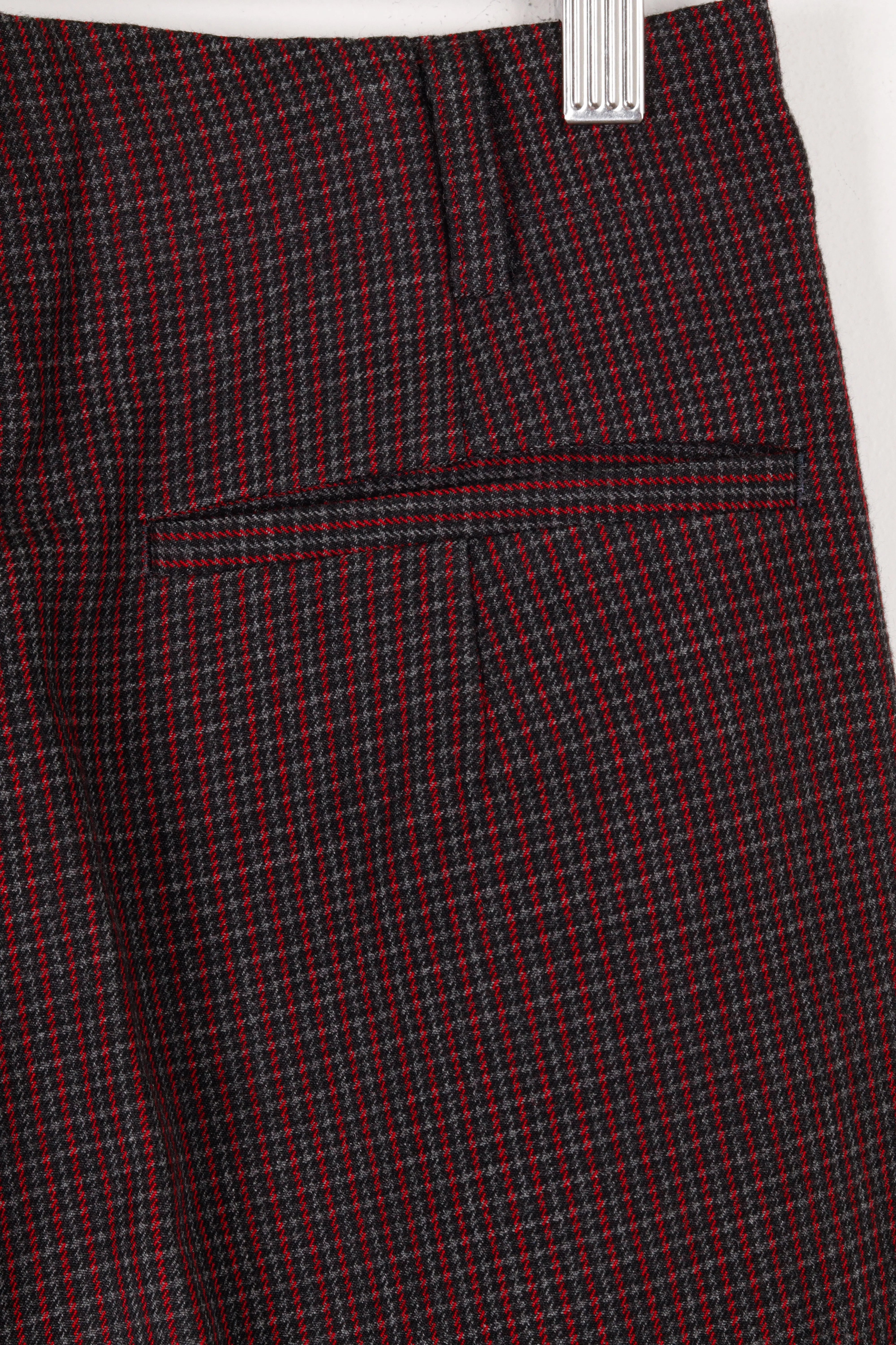 Y's for Men by Yohji Yamamoto FW08 'Pleated Houndstooth' Trousers Red (2008)