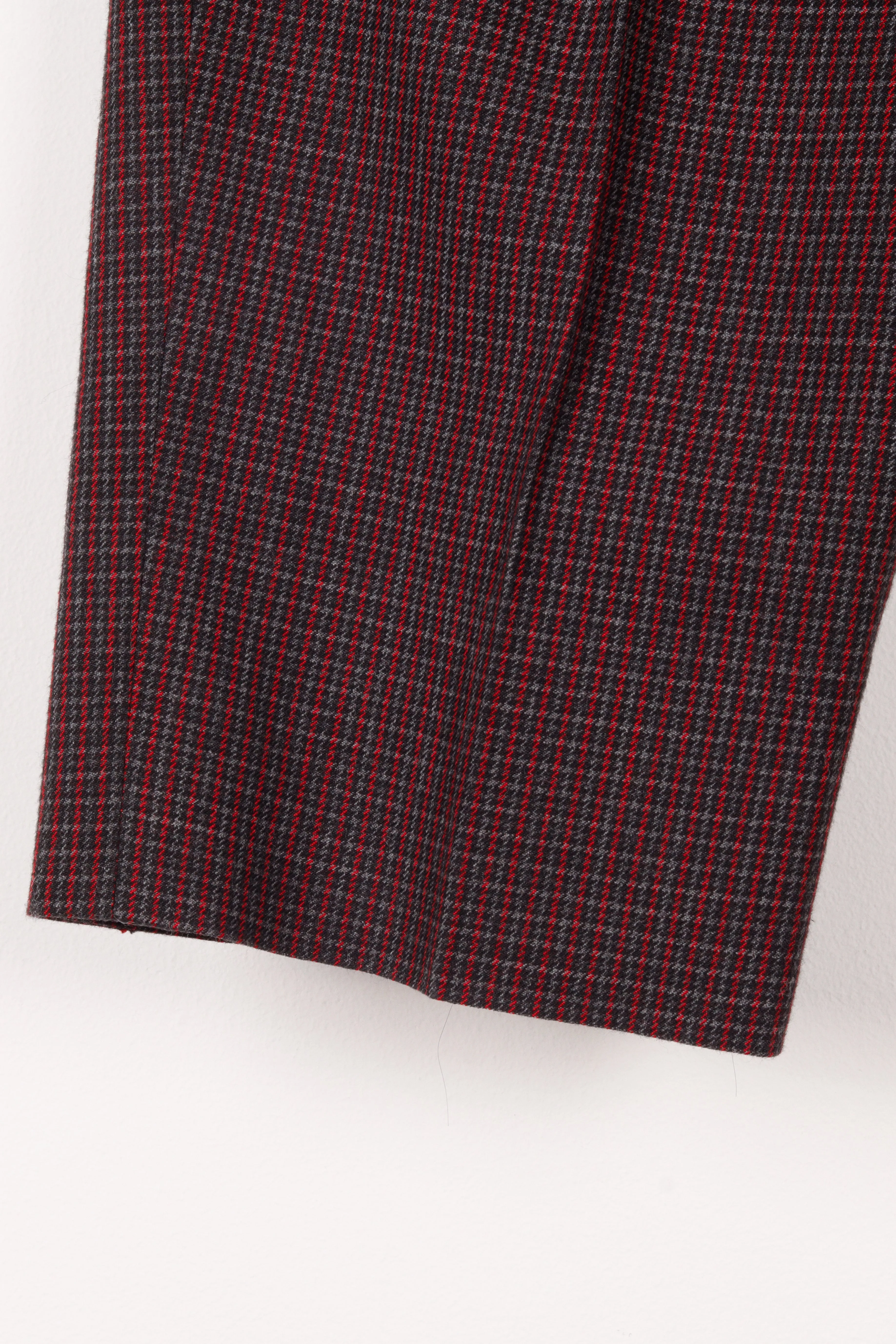 Y's for Men by Yohji Yamamoto FW08 'Pleated Houndstooth' Trousers Red (2008)